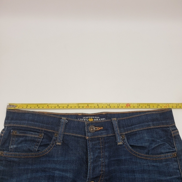 Lucky Brand Women US Size 4 Waist 27 Sienna Tomboy Straight dark blue jeans - Picture 9 of 12